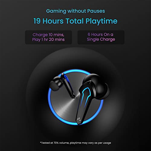 Ambrane Dots Play True Wireless Gaming in Ear Earbuds 46ms Ultra-Low Latency Lag-Free Audio (Black) Ambrane Dots Play True Wireless Gaming in Ear Earbuds 46ms Ultra-Low Latency Lag-Free Audio (Black)