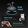 Ambrane Dots Play True Wireless Gaming in Ear Earbuds 46ms Ultra-Low Latency Lag-Free Audio (Black)