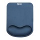 Dyazo Memory-Foam Gel Mouse Pad with Wrist Rest Support Non Slip Rubber Base Mousepad Suitable for Computer, Laptop, Notebooks Gaming (Blue)