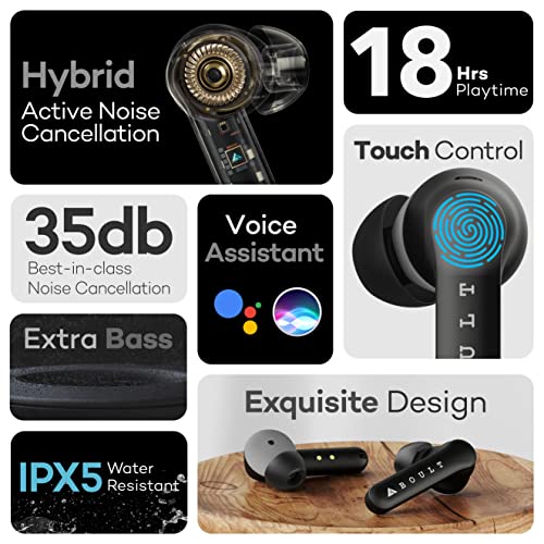 Boult Audio Newly Launched SoulPods Active Noise Cancellation (Black) Boult Audio Newly Launched SoulPods Active Noise Cancellation (Black)