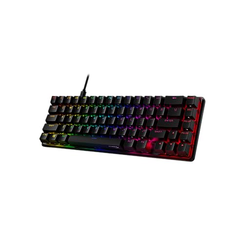 HyperX Alloy Origins 65 Mechanical Gaming Keyboard Aqua Switch Black