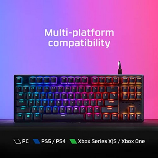 HyperX Alloy Origins 65 Mechanical Gaming Keyboard Aqua Switch Black