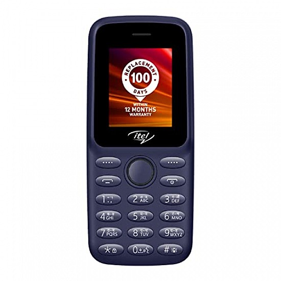 Itel U20 4 MB/32 MB 1.8 inch Black Keypad Feature Phone