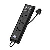 Portronics Power Plate 7 with 6 USB Port + 8 Power Sockets Smart Electric Universal Extension Board Multi Plug with 2500W, 3Mtr Cord Length, 2.1A USB Output(Black)