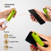 Gizga Essentials 3-in-1 Phone Cleaner, Laptop Screen Cleaner, Fingerprint-Proof Screen Cleaner Kit, Reusable, Phones, TV Screen (Green)