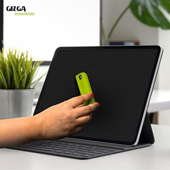 Gizga Essentials 3-in-1 Phone Cleaner, Laptop Screen Cleaner, Fingerprint-Proof Screen Cleaner Kit, Reusable, Phones, TV Screen (Green)
