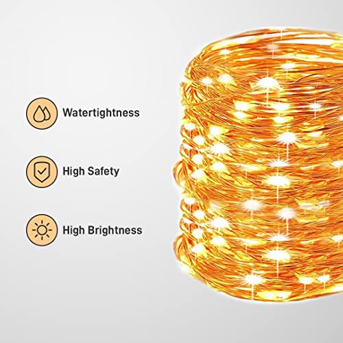 GIZGA essentials Copper LED Fairy String Lights with USB, High Brightness Party Light, 3 Meter, Warm White, Pack of 5 GIZGA essentials Copper LED Fairy String Lights with USB, High Brightness Party Light, 3 Meter, Warm White, Pack of 5