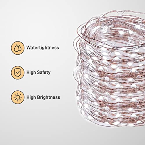 GIZGA essentials Copper LED Fairy String Lights with USB, High Brightness Party Light, 3 Meter, Warm White, Pack of 5 GIZGA essentials Copper LED Fairy String Lights with USB, High Brightness Party Light, 3 Meter, Warm White, Pack of 5