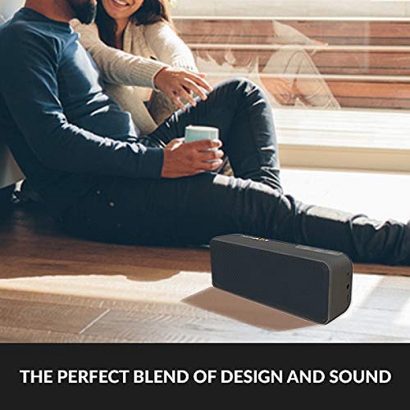 Instaplay Insta X3 10W Bluetooth Speaker with Deep Bass speaker with mic Black