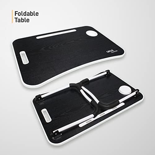 Gizga Essentials Stylish Multi-Purpose Portable Laptop Tabel Ergonomic Black Gizga Essentials Stylish Multi-Purpose Portable Laptop Tabel Ergonomic Black