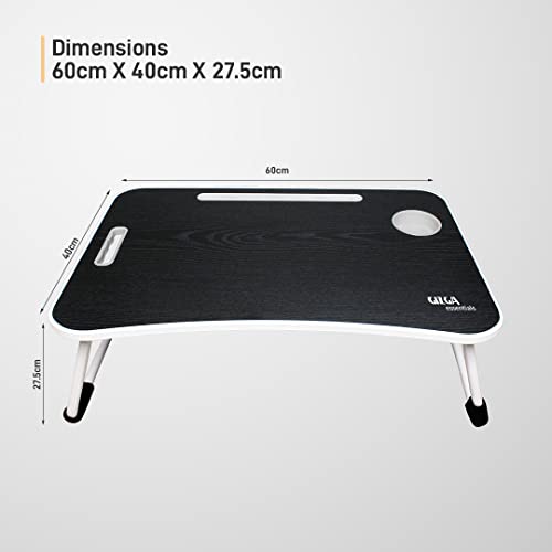 Gizga Essentials Stylish Multi-Purpose Portable Laptop Tabel Ergonomic Black Gizga Essentials Stylish Multi-Purpose Portable Laptop Tabel Ergonomic Black