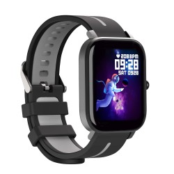 Wings Newly Launched Strive 200 Smart Watch with 10 Days Battery Life 1.69" Full Touch IPS Screen Black