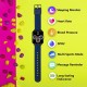 MINIX Newly launched Hawk 1.69inch Smartwatch with Message Reminder, Blood Pressure Heart (Blue)