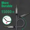 AGARO 3.5mm Male to Female AUX Cable 7.5M,Silver Black