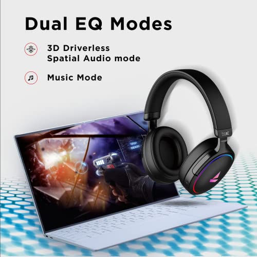 boAt Immortal IM300 Over-Ear Wired Gaming Headphones (Black Sabre) boAt Immortal IM300 Over-Ear Wired Gaming Headphones (Black Sabre)