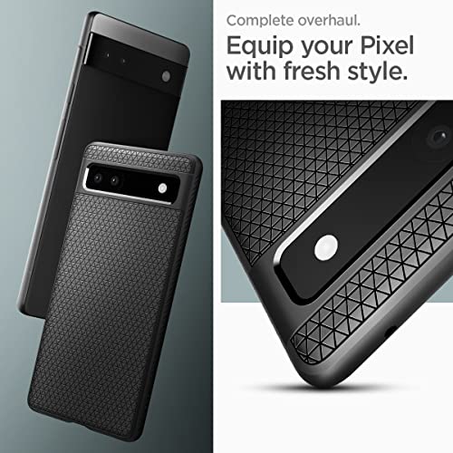 Spigen Liquid Air Back Cover Compatible for Google Pixel 6a (TPU Matte Black) Spigen Liquid Air Back Cover Compatible for Google Pixel 6a (TPU Matte Black)