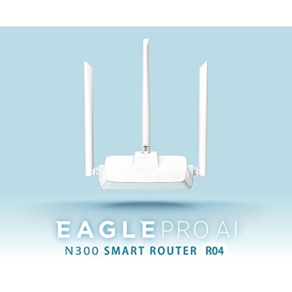 D-Link R04 N300 Eagle PRO AI Advance Parental Control Router with Voice Control Assistant White D-Link R04 N300 Eagle PRO AI Advance Parental Control Router with Voice Control Assistant White