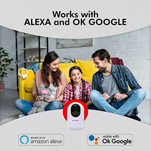 CP PLUS 2 MP Wi-Fi PT Camera.15 Mtr. Full HD Video Camera with 360 Degree with Google and Alexa Assistance, White (CP-E24A) CP PLUS 2 MP Wi-Fi PT Camera.15 Mtr. Full HD Video Camera with 360 Degree with Google and Alexa Assistance, White (CP-E24A)