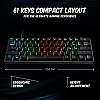 Cosmic Byte CB-GK-21 Themis 61 Key Mechanical Per Key RGB Gaming Keyboard Black