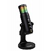 Cosmic Byte Deimos RGB USB Microphone Cardioid Type with Tabletop Stand, 192Khz Sampling Rate for PC, Laptops, Mac (Black)