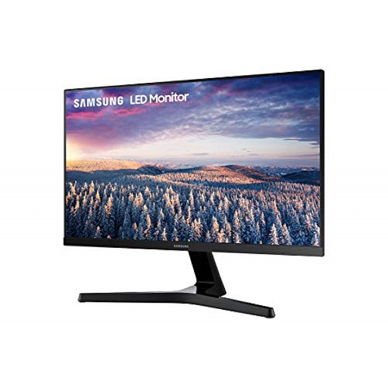 Samsung Ls24R356Fhwxxl 24 Inch (60.4 Cm) IPS, 3 Side Bezel Less Flat Led 1920 X 1080 Pixels Monitor 75 Hz Dark Blue Gray