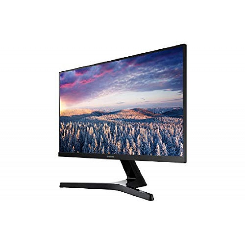 Samsung Ls24R356Fhwxxl 24 Inch (60.4 Cm) IPS, 3 Side Bezel Less Flat Led 1920 X 1080 Pixels Monitor 75 Hz Dark Blue Gray