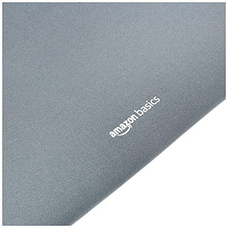 AmazonBasics Laptop Bag Sleeve Case Cover Pouch for 15-inches, 15.6-inches Laptop for Men and Women (Grey)