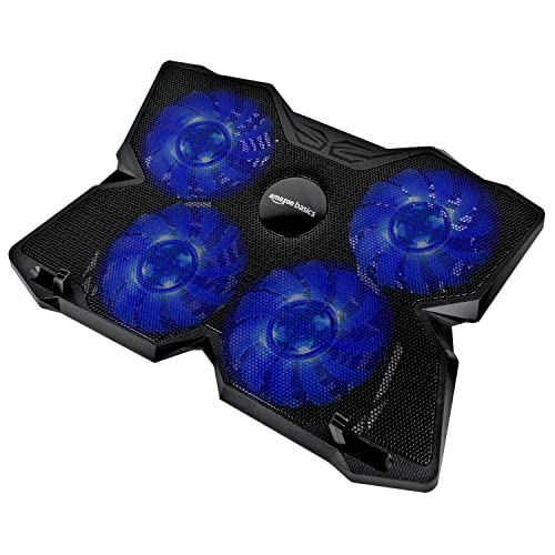 Amazon Basics Laptop Cooling Pad, USB Powered Portable Gaming Laptop Cooler Stand 10 to 17-Inch Laptops Amazon Basics Laptop Cooling Pad, USB Powered Portable Gaming Laptop Cooler Stand 10 to 17-Inch Laptops