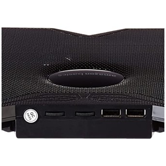 Amazon Basics Laptop Cooling Pad, USB Powered Portable Gaming Laptop Cooler Stand 10 to 17-Inch Laptops Amazon Basics Laptop Cooling Pad, USB Powered Portable Gaming Laptop Cooler Stand 10 to 17-Inch Laptops