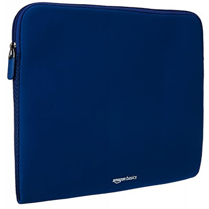 AmazonBasics Laptop Sleeve Case Cover Pouch for 13-Inch(33.02 Cm), 13.3-Inch (33.78 Cm) Laptop for Men & Women  (Blue)