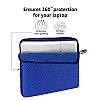 AmazonBasics Laptop Sleeve Case Cover Pouch for 13-Inch(33.02 Cm), 13.3-Inch (33.78 Cm) Laptop for Men & Women  (Blue)