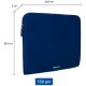 AmazonBasics Laptop Sleeve Case Cover Pouch for 13-Inch(33.02 Cm), 13.3-Inch (33.78 Cm) Laptop for Men & Women  (Blue)