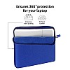 AmazonBasics Laptop Sleeve Case Cover Pouch for 13-Inch(33.02 Cm), 13.3-Inch (33.78 Cm) Laptop for Men & Women  (Blue)