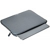 AmazonBasics Laptop Sleeve Case Cover Pouch for 14/35.5 cm Laptop for Men and Women Slim Profile Neoprene, Soft Puffy (Grey)