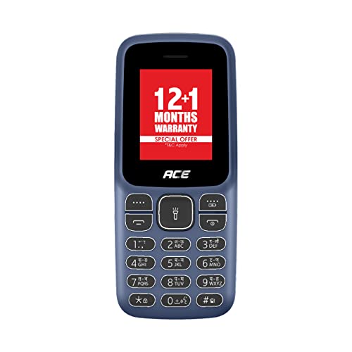 Itel Ace 2 with a 1.8-inch Display Size 1000 mAh Battery, Bluetooth Deep Blue Itel Ace 2 with a 1.8-inch Display Size 1000 mAh Battery, Bluetooth Deep Blue
