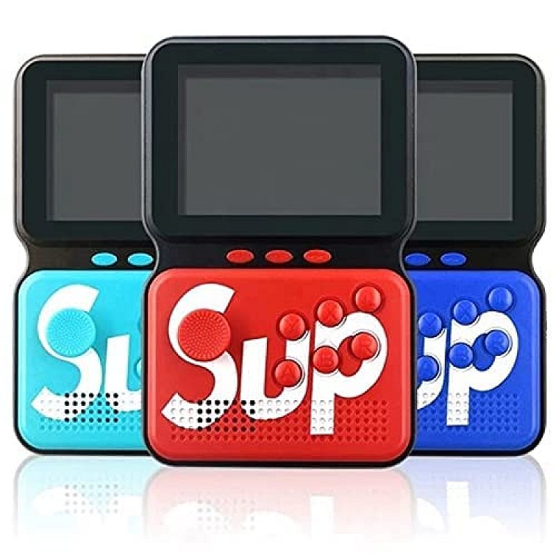 New World 16 +8 Bit High Graphics SUP Classic Retro Arcade Handheld Game Console  Random Color