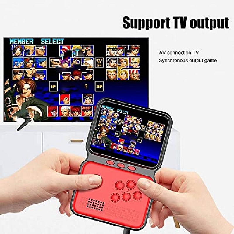 New World 16 +8 Bit High Graphics SUP Classic Retro Arcade Handheld Game Console  Random Color