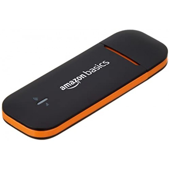 Amazon Basics 4G LTE WiFi USB Dongle Stick with All SIM Support  Plug & Play Black