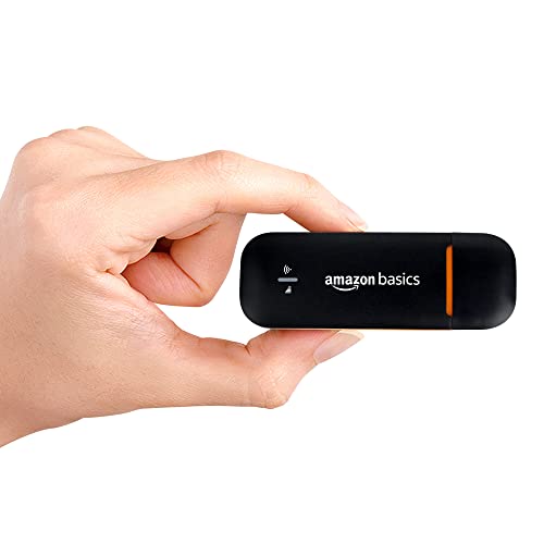 Amazon Basics 4G LTE WiFi USB Dongle Stick with All SIM Support Plug & Play Black Amazon Basics 4G LTE WiFi USB Dongle Stick with All SIM Support Plug & Play Black