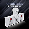 UBON Power Champ 2.0 Cordless Extension Board with USB Ports And 3 Universal Sockets