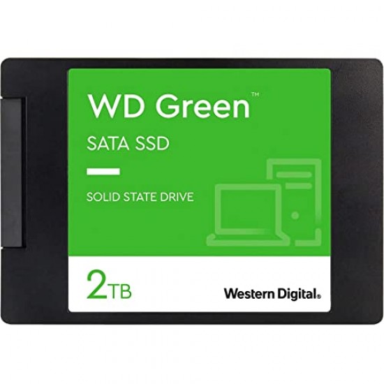 Western Digital WD Green SATA 240GB, Up to 545MB/s, 2.5 Inch/7 mm Internal Solid State Drive (SSD) (WDS240G3G0A)