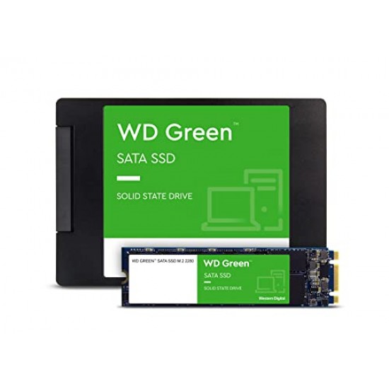 Western Digital WD Green SATA 240GB, Up to 545MB/s, 2.5 Inch/7 mm Internal Solid State Drive (SSD) (WDS240G3G0A)