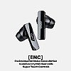 GOVO GOBUDS 902 Super Bass, Waterproof IPX4, Passive Noise Cancellation, 3D Stereo Sound (Platinum Black)