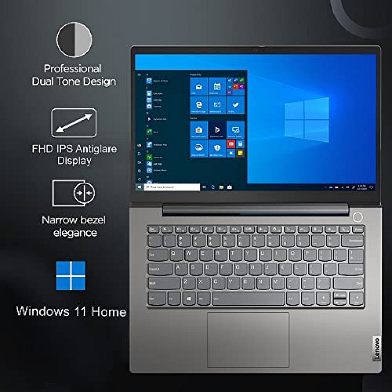 Lenovo ThinkBook 14 Intel Core i5 11th Gen 14" (35.56cm) FHD IPS Thin & Light Laptop (16GB RAM/512GB SSD/Windows 11 20VDA0TLIH