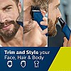 Philips Multi Grooming Kit MG7707/15, 12-in-1, Face, Head and Body - All-in-one Trimmer for Men