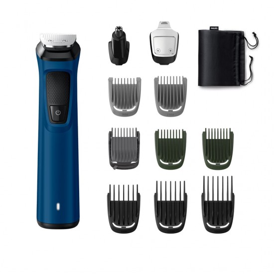 Philips Multi Grooming Kit MG7707/15, 12-in-1, Face, Head and Body - All-in-one Trimmer for Men