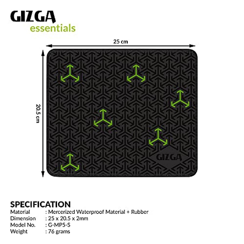 GIZGA (25cm x 21cm Gaming Mouse Pad multi Desgin