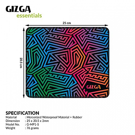 GIZGA (25cm x 21cm Gaming Mouse Pad multi Desgin