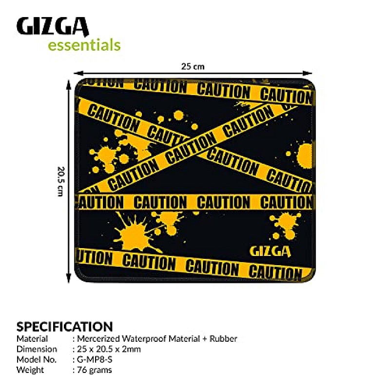 GIZGA (25cm x 21cm Gaming Mouse Pad multi Desgin