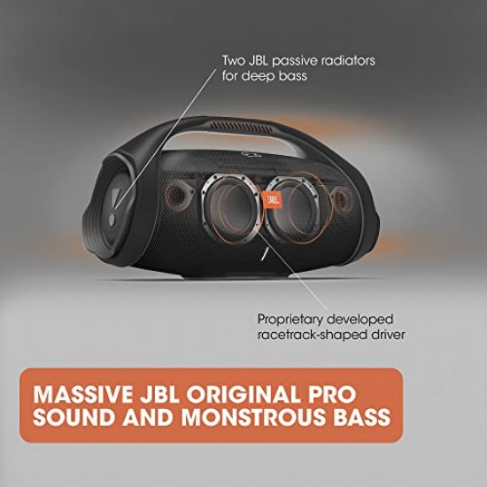 JBL Boombox 2 Wireless Portable Bluetooth Speaker, 4Hrs Playtime black